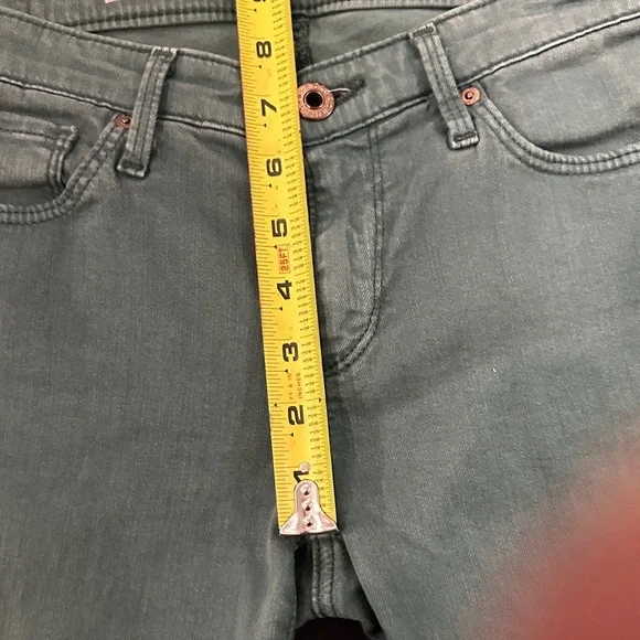 AG Adriano Goldschmied the Stevie ankle Women's Jeans in Teal Gene size 26 - Picture 7 of 9